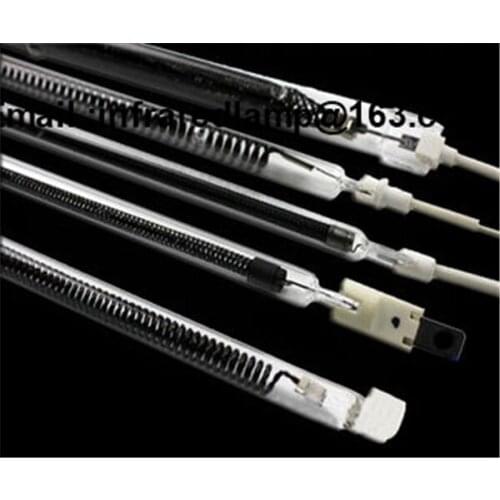 IR radiant halogen heater element medium wave infrared heating quartz lamp