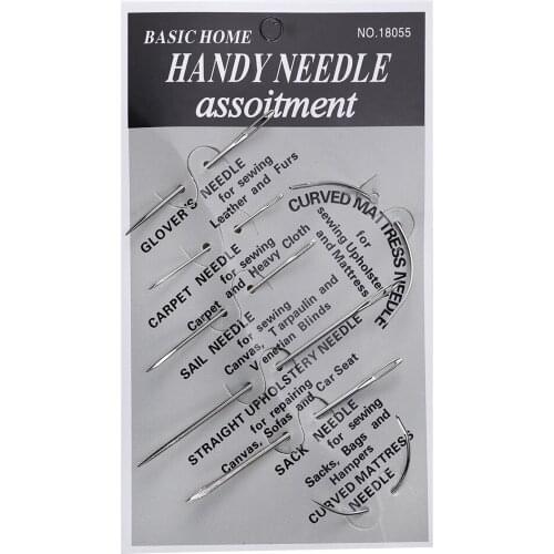 1Set Craft Tool Manual worker Repair Needles Stitching For Canvas Leather Carpet Repair Upholstery Sewing Needles
