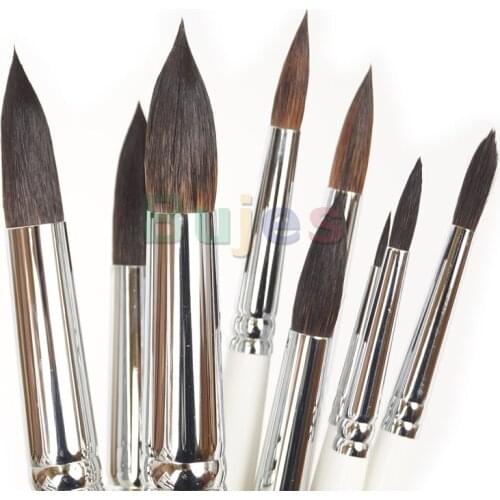 Russian White Nights 2113 Squirrel Hair Watercolor brush,Round Head,Hand Drawing Line Drawing,Oil Painting ,painting supplies
