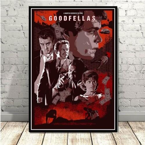 Goodfellas Classic Gangsters Godfather AL PACINO Movie Poster Prints Art Canvas Painting Wall Pictures Living Room Home Decor