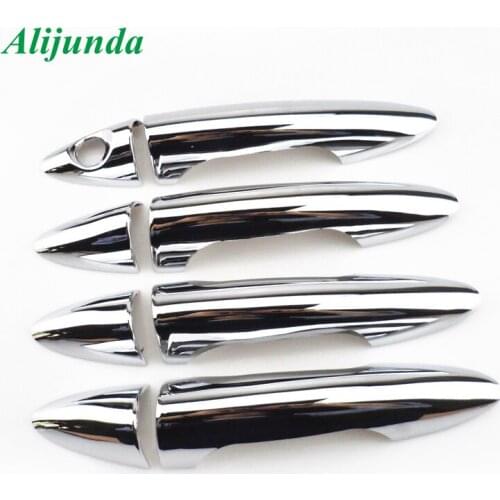 ABS Chrome Door Handle Cover For 2010-2016 Hyundai VERNA/Solaris 4dr Sedan and 5dr Hatchback(8pc)