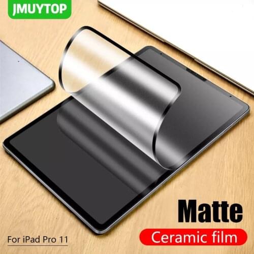 Matte Ceramic Scratch Proof film for ipad pro 11 2021 12.9 air 4 screen protectors Frosted Anti fingerprint for ipad mini