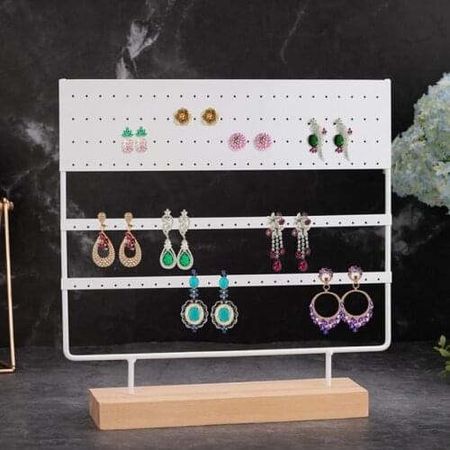 New 24/44/66/69/88/144 Holes Stand for Earrings Pendants Bracelets Jewelry Display Stud Earrings Holder Jewellery Rack Wholesale