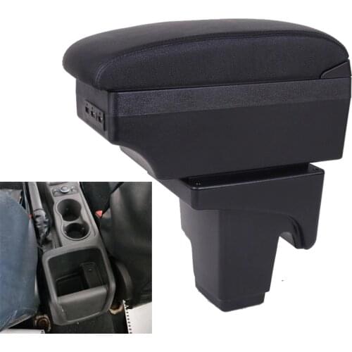 For Ford Focus 3 armrest box central Store content Storage box armrest box with cup holder USB interface