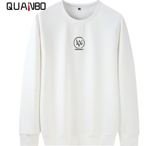 QUANBO Men's Printed Hoodies