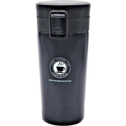 ZOOOBE Thermos Mug Black 380 ml