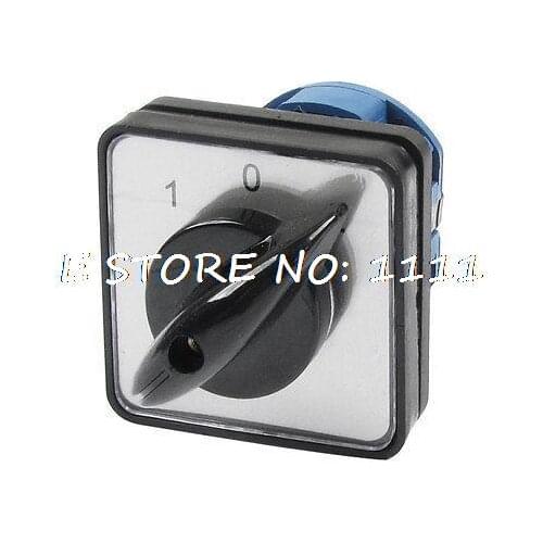 Ui 660V Ith 20A Rotary Cam 4 Screwed Terminals Universal Changeover Switch