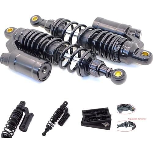 320/340/ 360mm universal Motorcycle Scooter Damping adjustable rear Shock Absorbers for Honda yamaha suzuki Kawasaki ATV black