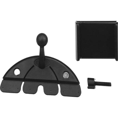 Universal Car Mobile Phone Support Bracket Holder CD Player Slot 360 Degree Adjustable Clip ABS Stand For Vehicle Supplies