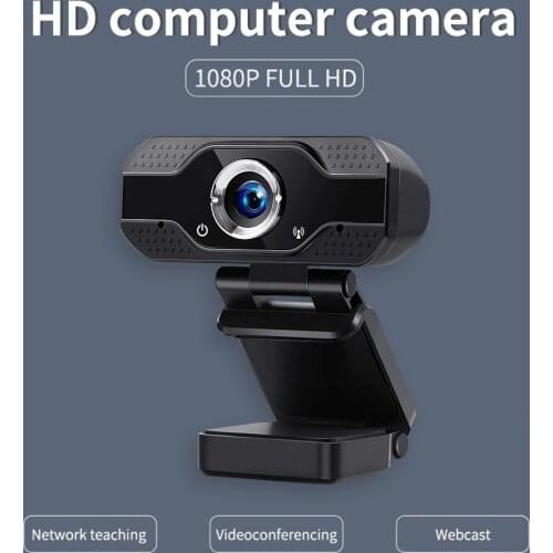 2MP 1080P HD USB Webcam with Microphone for Video Conference Live Streaming PC Laptop Desktop Computer Accessory