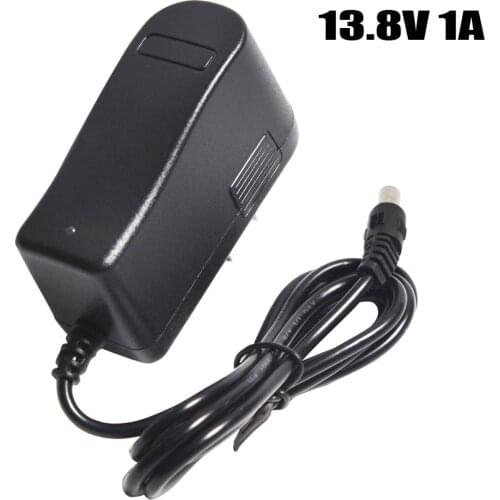 13.8V Lithium Battery Charger 12.8V 1A Lead Acid Battery Charger 13.8V 1A Polymer Charger DC 5.5 * 2.1 MM