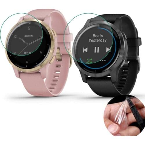 5x Soft Clear Protective Film Guard For Garmin Vivoactive 4/4S GarminActive S Watch Vivoactive4 Screen Protector Cover (No Glass