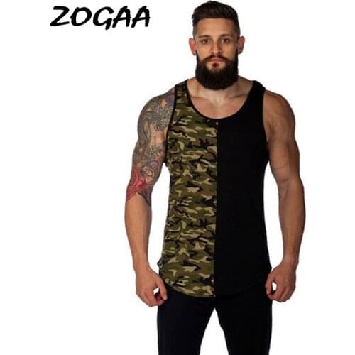 ZOGAA Hot Sale Gyms Vest Cotton Tank Top Bodybuilding and Fitness Clothing Muscle Top Men Sleeveless Topscolete Undershirt Vest