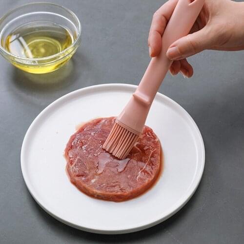 1 Pcs Barbecue Accessories Kitchen Tools Silicone Barbecue Brush Baking Brush Liquid Oil Pen Butter Pastry Brush Tableware Brush