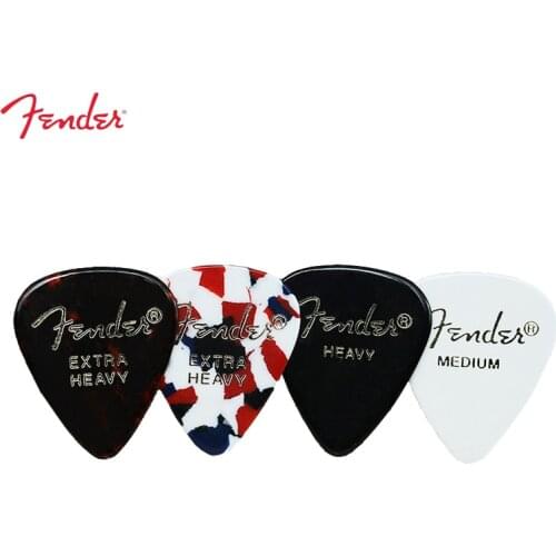 1 PC Fender Classic Celluloid Guitar Picks 0.46MM 0.68MM 1MM 1.2MM Colorful Guitar Pick Guitar Parts Accessories Random Color