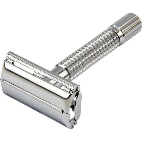 50% Hot Sale Men Classic Manual Double-Edged Razor Hair Removal Blade Beard Trimmer Shaver