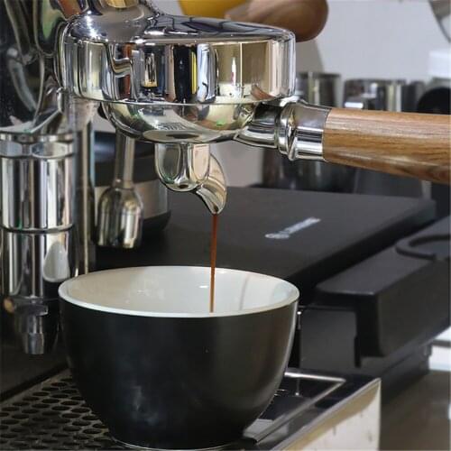58MM Coffee Machine Bottomless Filter Holder Portafilter 1 Spout 2 Spout Single/Double Mouth Stainless Steel Coffee Handle