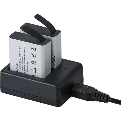 AKASO action camera V50X battery 1050mAh USB Dual Charger battery for V50X action camera only
