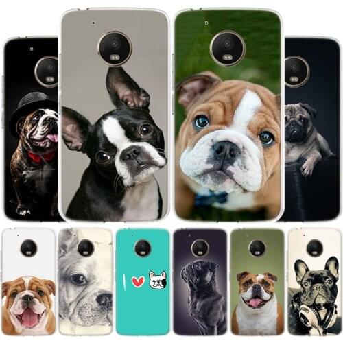 French Bulldog dog animals Phone Case For Motorola Moto G9 G8 G7 G6 G5 E6 E5 Plus Play Power + One Action Macro Cover Coque Shel