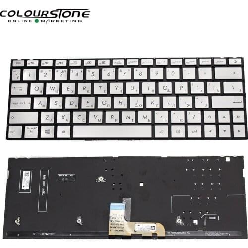 Laptop keyboard for US UX333FA BL 268MM (RU) 0KN1-6A2RU13 silver notebook