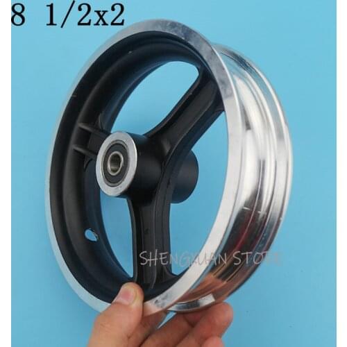 8.5x2 wheel hub alloy rims use 8 1/2x2 50-134 tyre Inflatable tire fits small Electric vehicle children car and Electric scooter