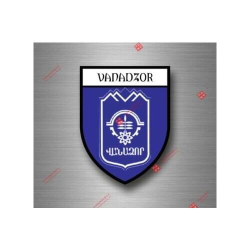 Personality Sticker Decal Souvenir Car Coat Arms Shield City Travel Armenia Vanadzor Car Decal Decoration Laptop