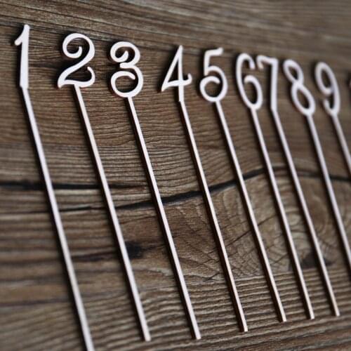 Wood Table Numbers, Party Numbers,reception number,Table Numbers On a Stick, rustic wedding decorations, wood table decor
