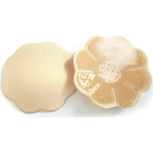 2020 Summer Newest Wire Drawing Design Silicone Nipple Cover Reusable Breast Pasties Beige and Black Color