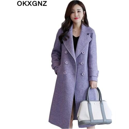 Женские пальто оверсайз OKXGNZ China At AliExpress