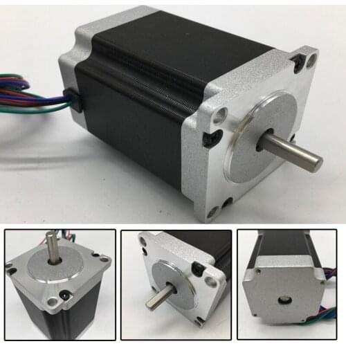 1PCS Stepper Motor Nema23 57mm 4.2A 3Nm 430Oz-in 10mm Shaft 2ph 4 Wires High Torque for CNC Router Lathe