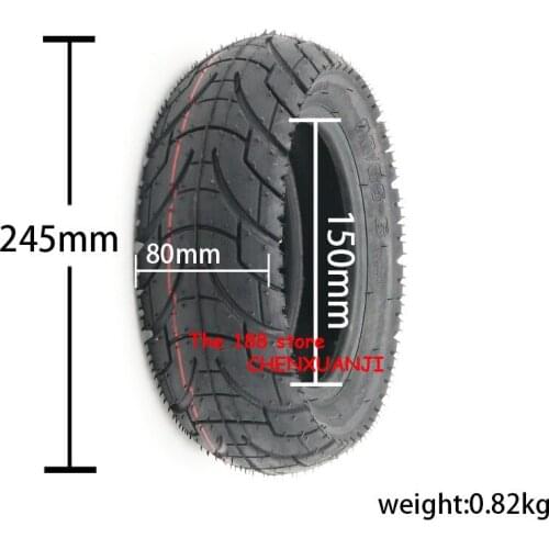 80/65-6 Tire Inner Tube Outer Tyre for Electric Scooter 10 Inch TOUVT 10x3.0/10x2.50 Upgrade Pneumatic Tire Replacement Parts
