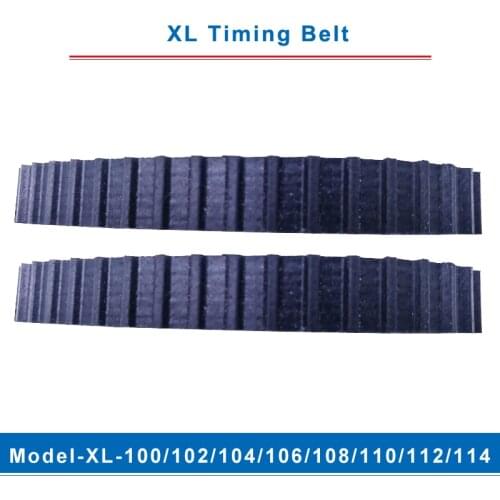 XL timing belt model-102XL/104XL/106XL/108XL/110XL/112XL/114XL belt teeth pitch 5.08mm width 10/15mm for XL timing pulley