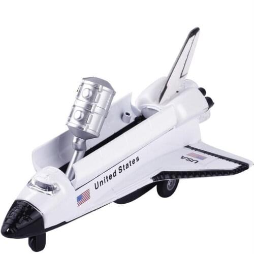 1:100 High simulation alloy pull back aircraft,metal Shuttle model,musical&flashing,collection toy model,free shipping