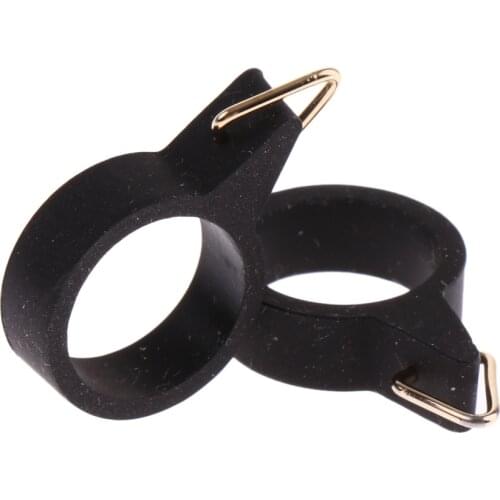 2 PCS Fishing Pole Hook Keepers, Lure Spoon Jig Bait Holders One Piece Hooks Keeper 3 Sizes