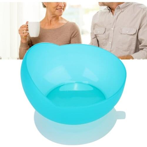 Anti-Spill Bowl Auxiliary Tableware Bowl for Apoplectic Hemiplegia Elderly Children