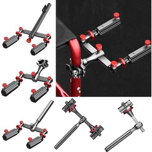 Fishing Rod Holder Fishing Chair Box Becket Fishing Pole Stand Bracket Rest Clamp Clip Fishing Seat 360 Degree Adjustable Clamp