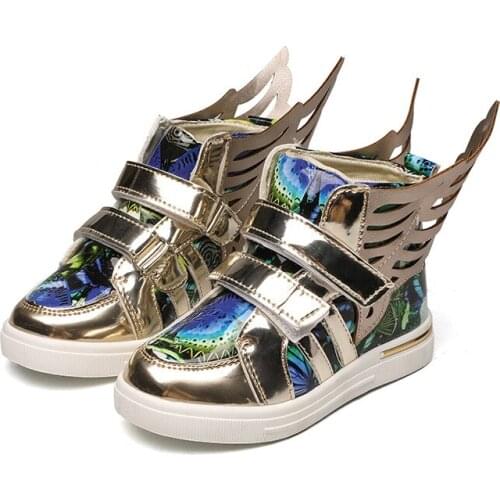 Kids Shoes Boys And Girls Four Seasons Leisure Sneakers Wings Non-slip Student Running Shoe Toddler Sneakers Boy Girl Shoes