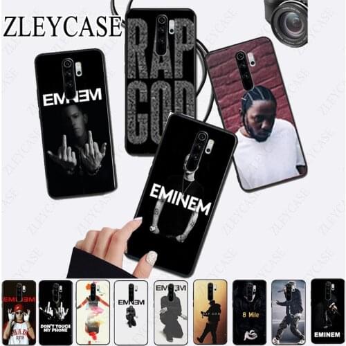 Hip Hop Rapper Eminem rap Cell Phone Case for redmi note8pro note7 note5 note6pro 7A 8A 8 note9s Note 8t note9pro Mobile Cover