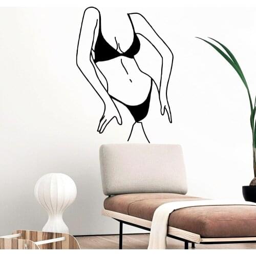 Hot Sexy Wall Sticker Pvc Wall Stickers Wall Art Wall Paper For Kids Rooms Decoration Wall Art MURAL Drop Shipping