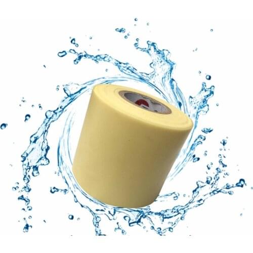 Air Conditioner Pipe Binder PVC Tape No Adhesive 6cm x 12 Meters / piece Yellow