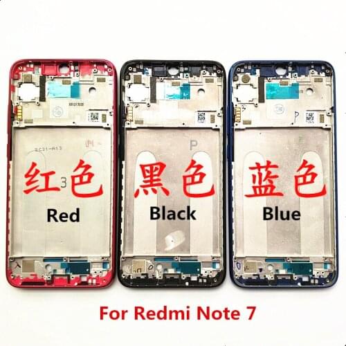 For Redmi Note 7 Middle Frame Housing Bezel Middle Plate Cover Repair Part For Xiaomi Redmi Note 7 Metal Middle Frame