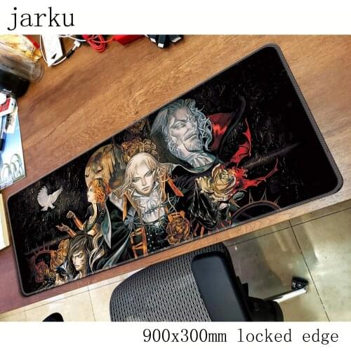 Castlevania mousepad gamer 900x300X3MM gaming mouse pad large Gift notebook pc accessories laptop padmouse big ergonomic mat