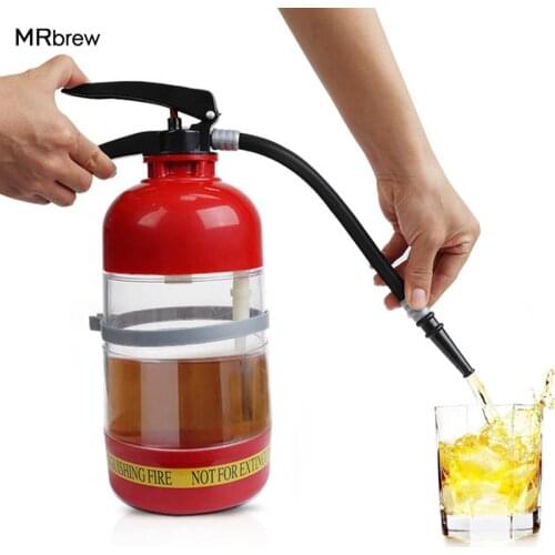 New ! Creative Novelty 1500 ML Firefighting Drink Dispenser Fire Extinguisher Drink Dispenser in the Party