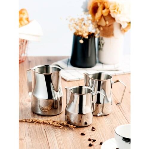 350ml Stainless Steel Milk Frothing Pitcher Espresso Coffee Barista Craft Latte Cappuccino Milk Cream Frother Cup Pitcher Jug