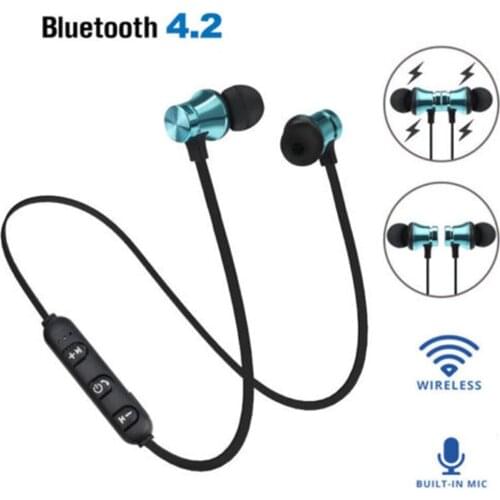 Magnetic Bluetooth 4.2 In-Ear Stereo Headset Earphone Wireless Headphone Gift Sport Earphone for Mobile Phone