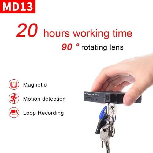 20H Video Recording Mini Camera Sport DV Video and Audio Recorder Mini Camcorder Support Motion Detection TF Card MAX32GB MD13