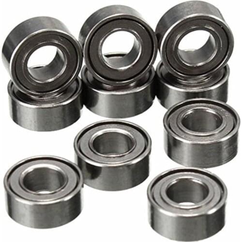New 50Pcs MR63ZZ 3X6X2 mm Deep Groove Ball Bearing Miniature Bearing