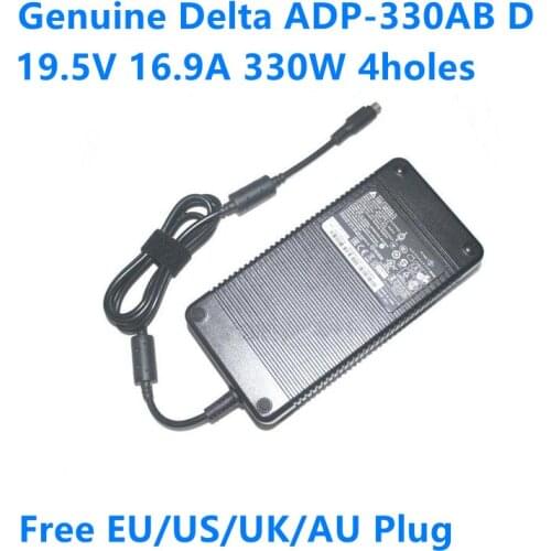Genuine DELTA ADP-330AB D 19.5V 16.9A 4Holes 330W A17-330P2A AC Adapter For MSI GT73VR GT62VR GT80 SERIES GAMING Laptop Charger