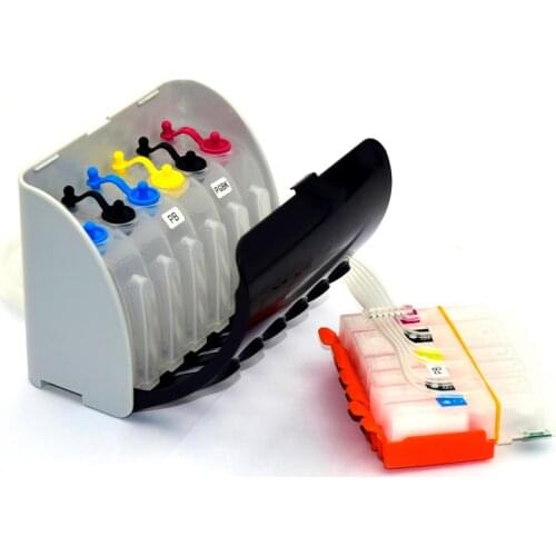 PGI 280 281 6 colors ciss system with permanent chip For canon TS702 TR7520 TR8520 TS6120 TS6220 TS9520 9521C printers