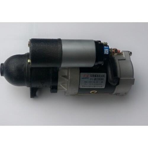 Fast Shipping starting motor QDJ2636A 24V 11 Teeth diesel engine 4100 4102 4105 starter motor suit Changchai Changfa